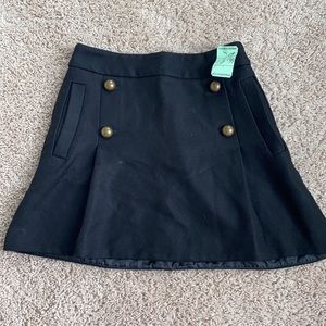Black Button skirt